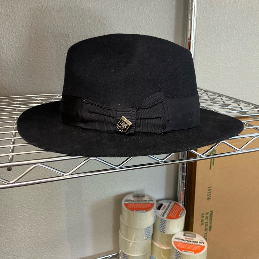 Stacy Adams Black Fedora
